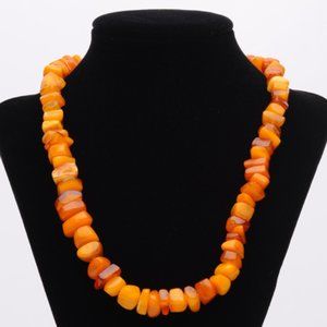 Genuine polished Baltic Amber Necklace - Vintage